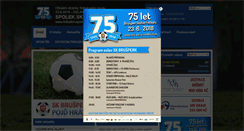 Desktop Screenshot of fotbalbrusperk.cz